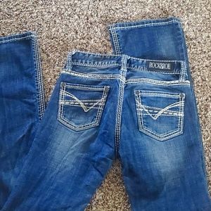 Girls sized 12 rock and roll boot cut jeans.
